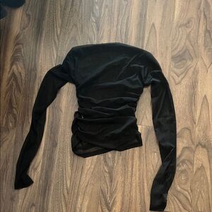Source Unknown Black Long Sleeve Top